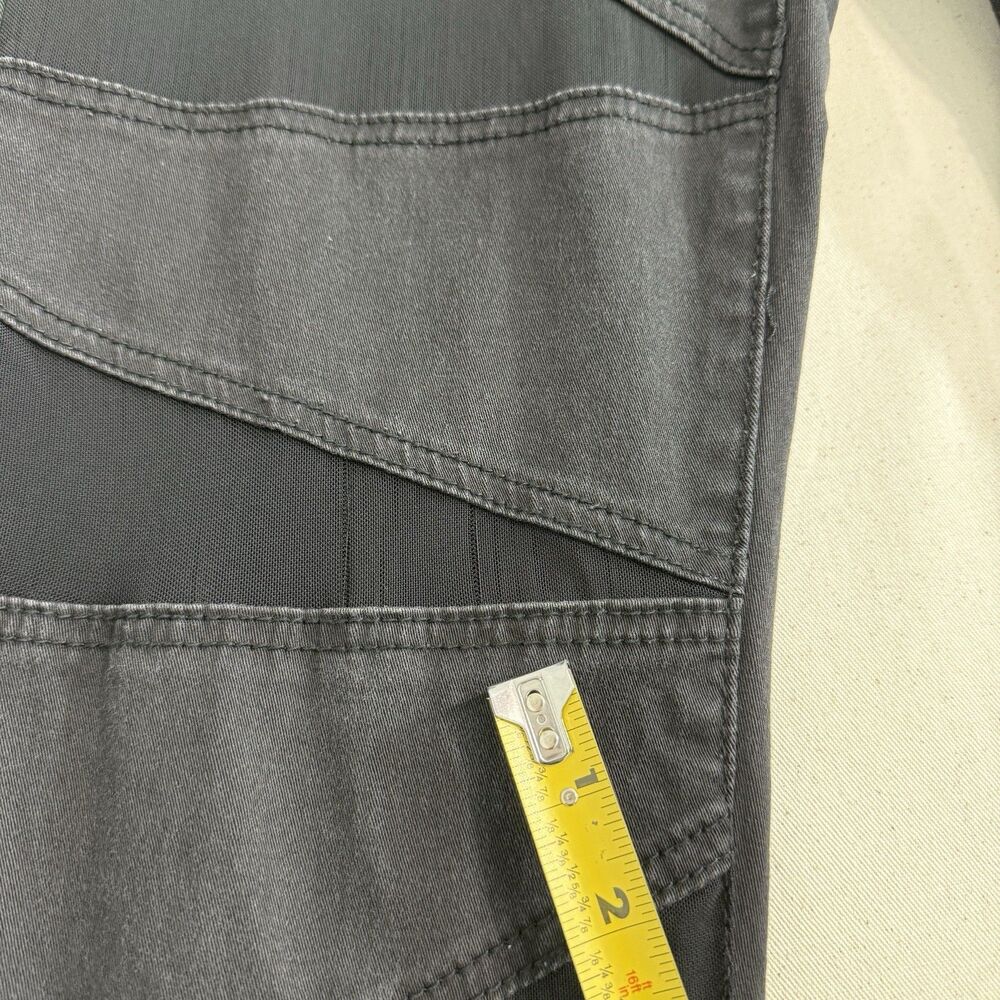 Lip Service Moto Skinny Pants Black/Gray Panel Punk Goth Size 11 - Picture 4 of 12